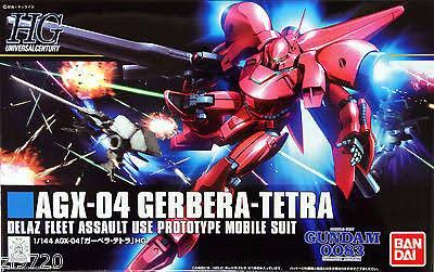 Bandai HGUC 1/144 AGX-04 Gerbera Tetra (Mobile Suit Gundam 0083)