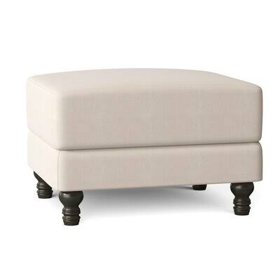 Birch Lane Montgomery 31x22 Rectangle Standard Ottoman Body Fabric: Bull Natural