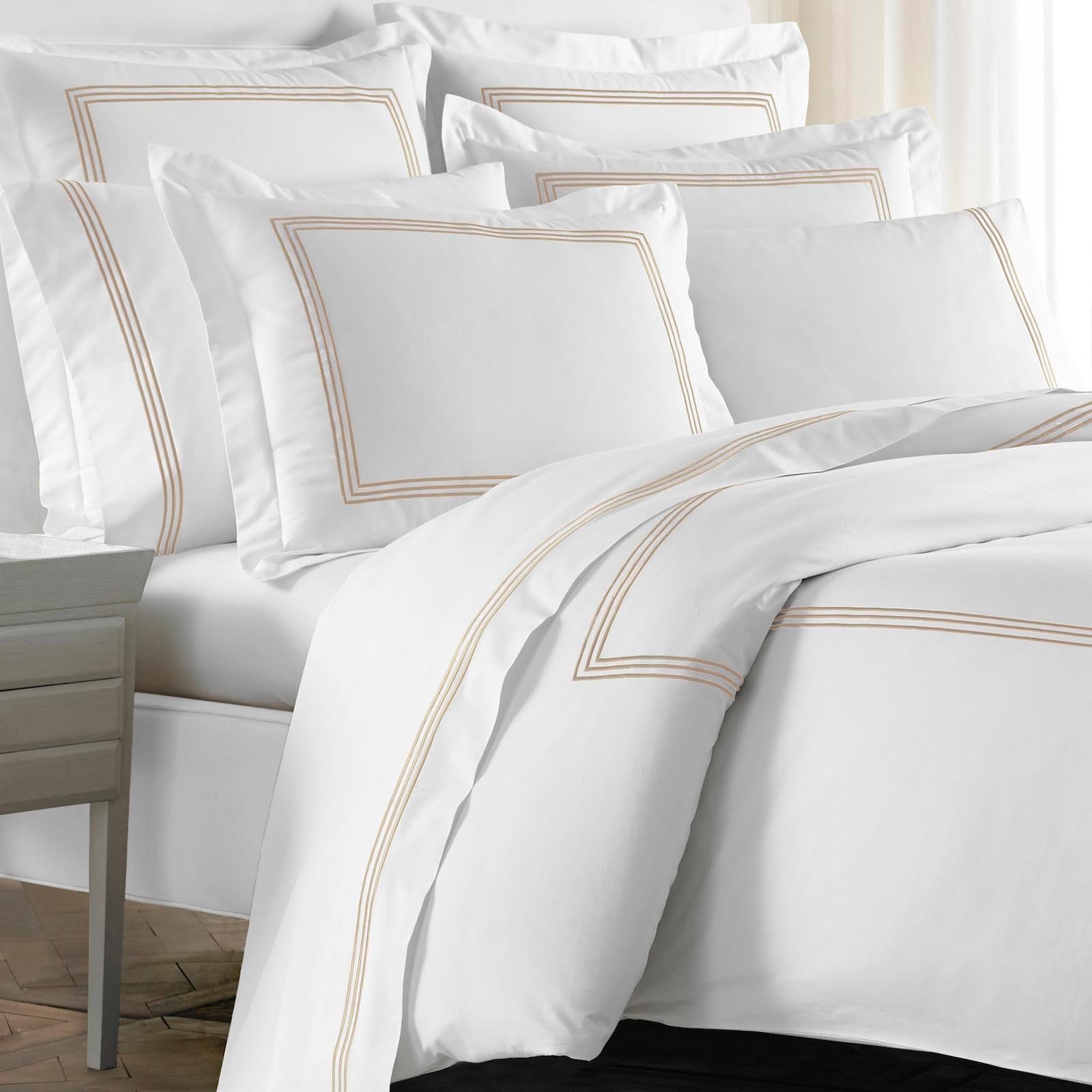 Kassatex Strada Duvet Cover - Mink