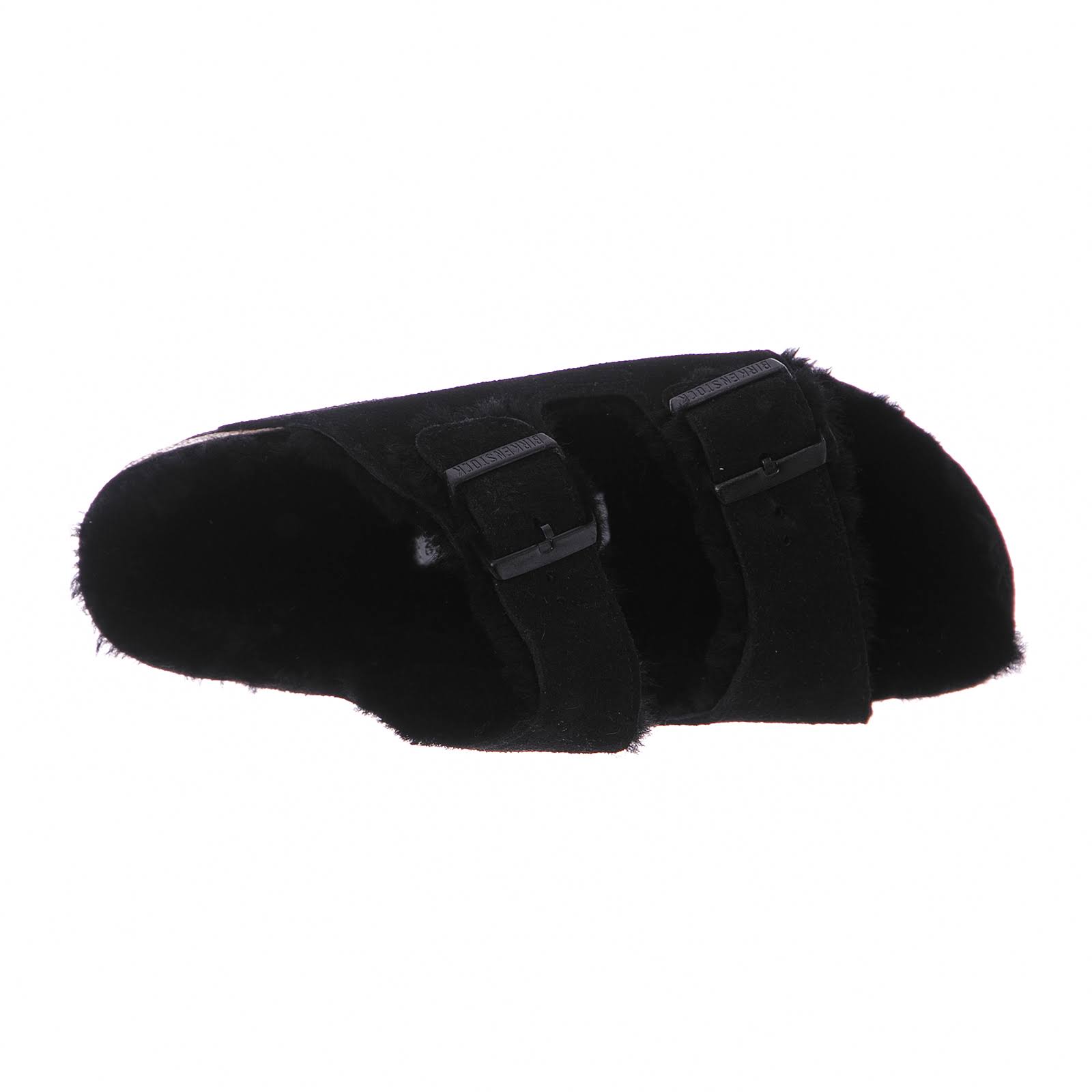 Birkenstock Arizona Slim Fit Slim Fit Shearling Double Strap Sandals