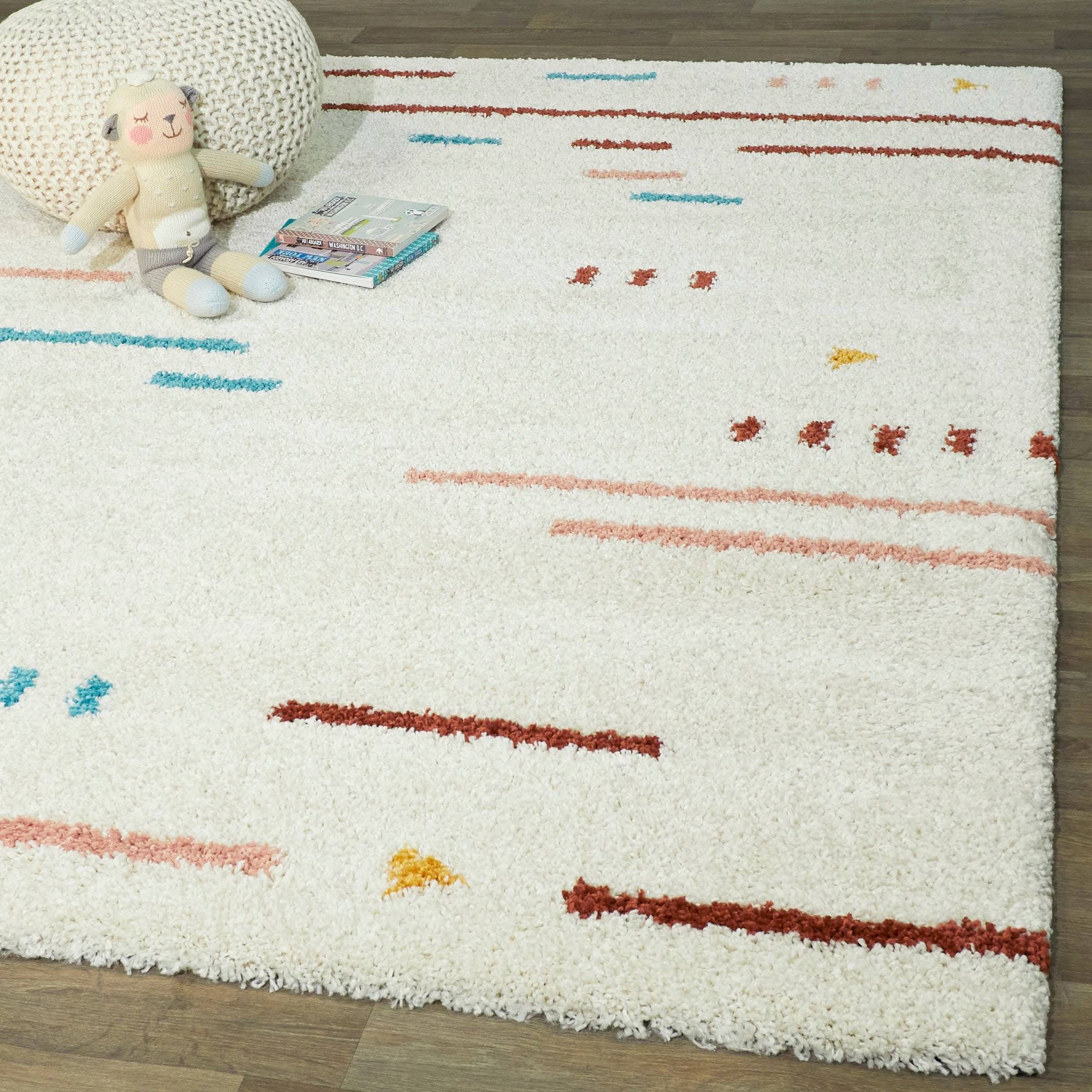 BALTA Dalmas Burnt Orange 5 ft. x 7 ft. Modern Shag Area Rug