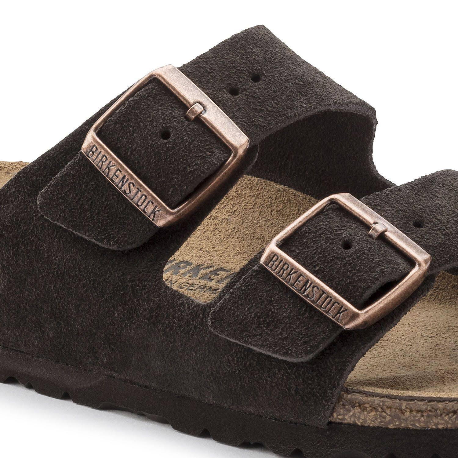 Birkenstock Unisex Arizona, Mocha Suede, 40