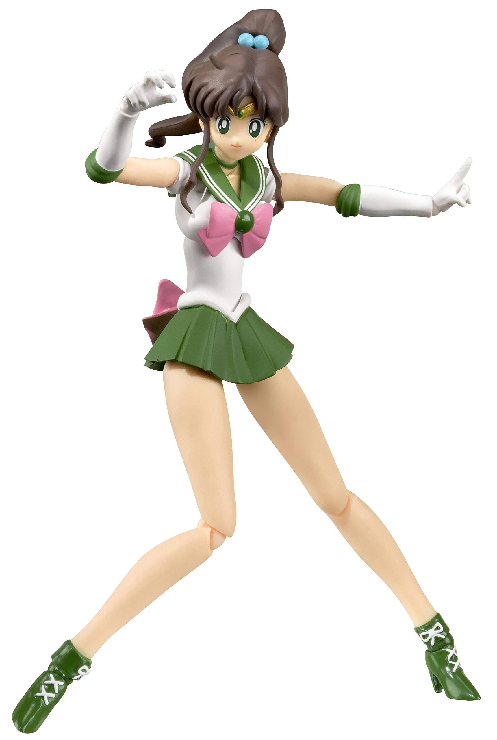 Pretty Guardian Sailor Moon Sailor Jupiter Animation Color Edition S.H.Figuarts Action Figure