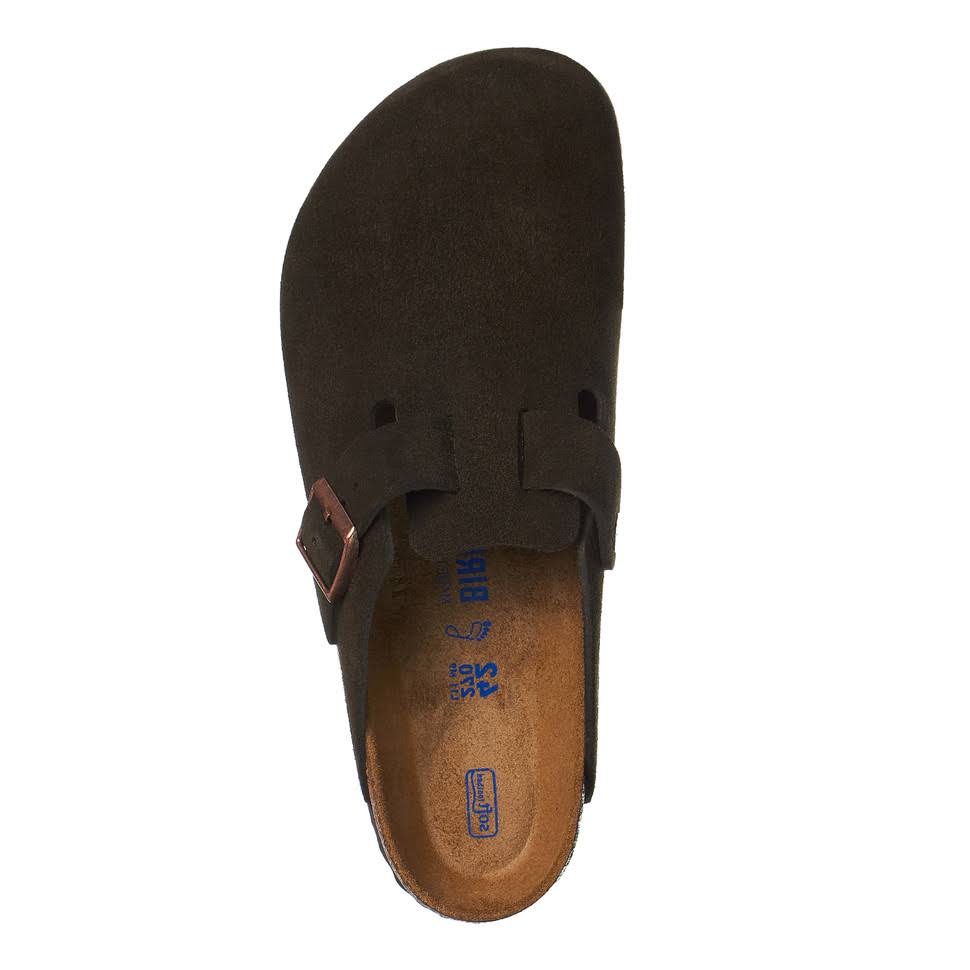 Birkenstock Boston Mocha Suede