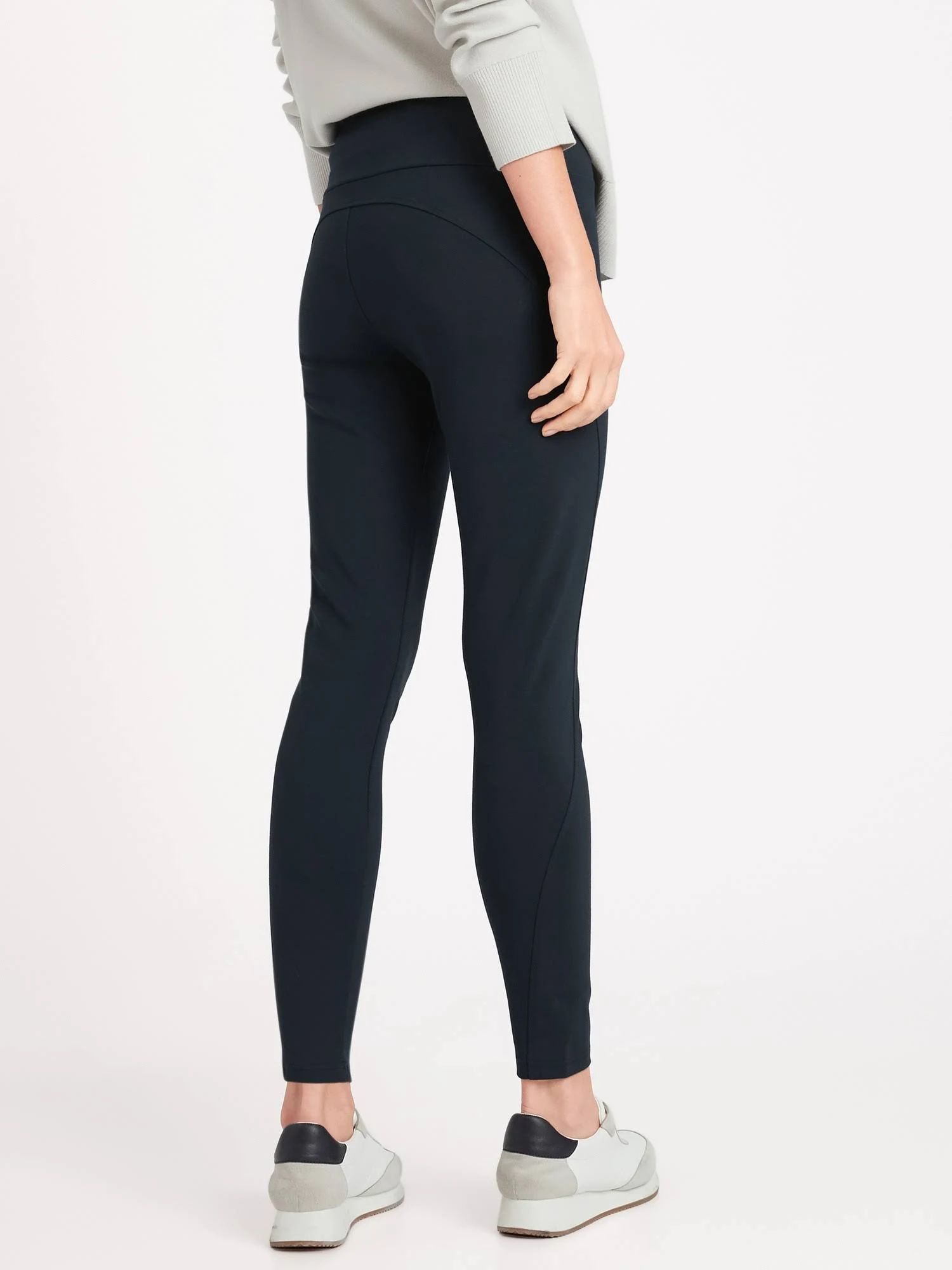 Banana Republic Women's High-Rise Ponte 7/8 Legging Navy Size L