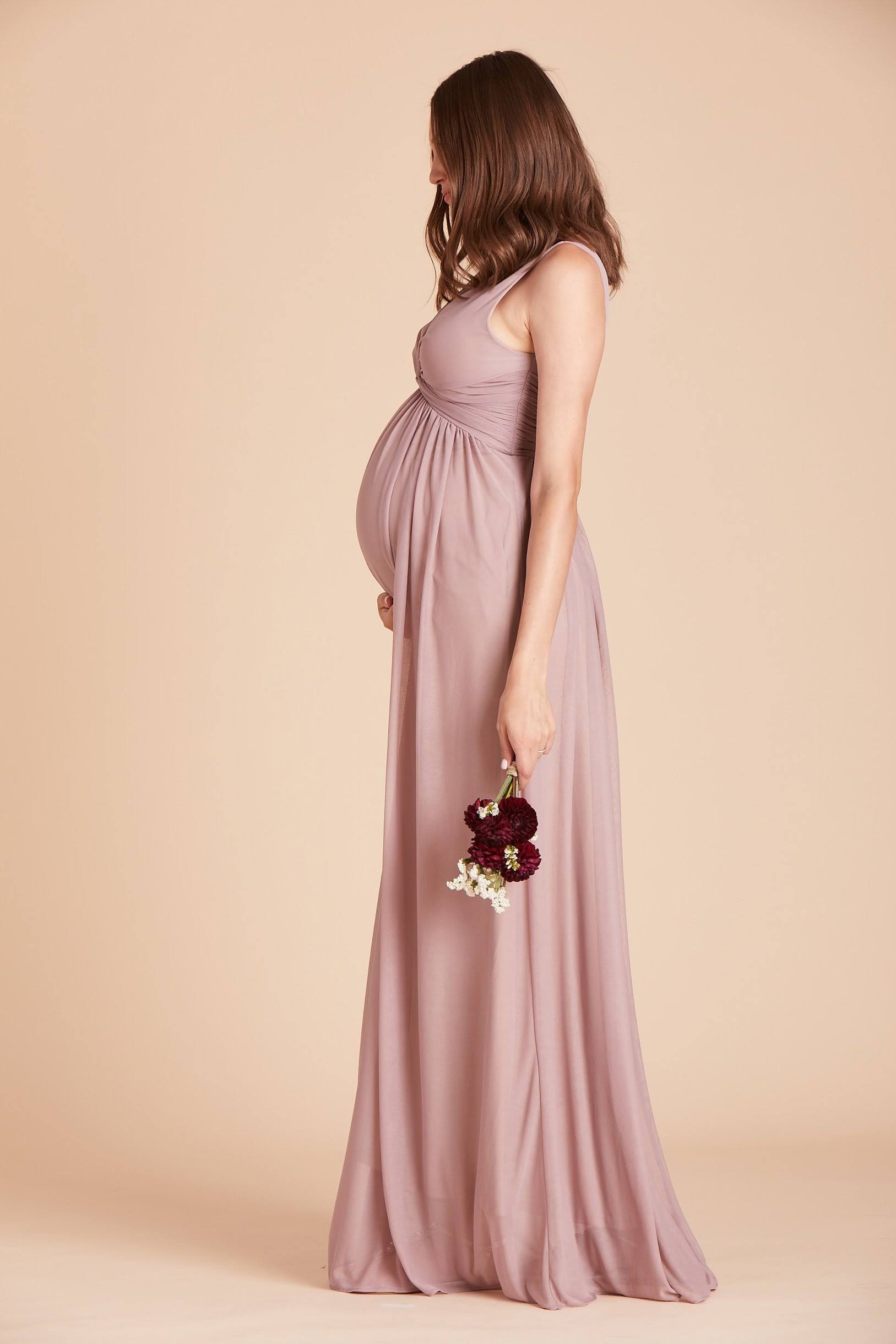 Birdy Grey Lianna Bridesmaid Dress in Mauve M / Mauve
