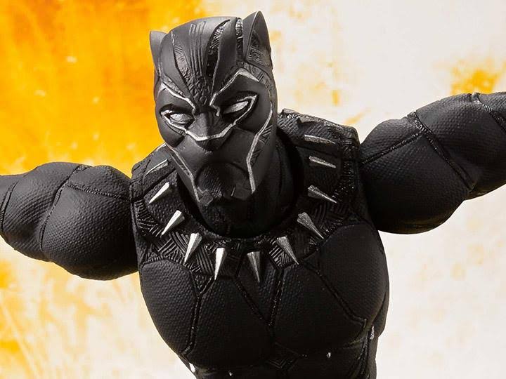 Avengers Infinity War S.H. Figuarts Action Figure Black Panther & Tama