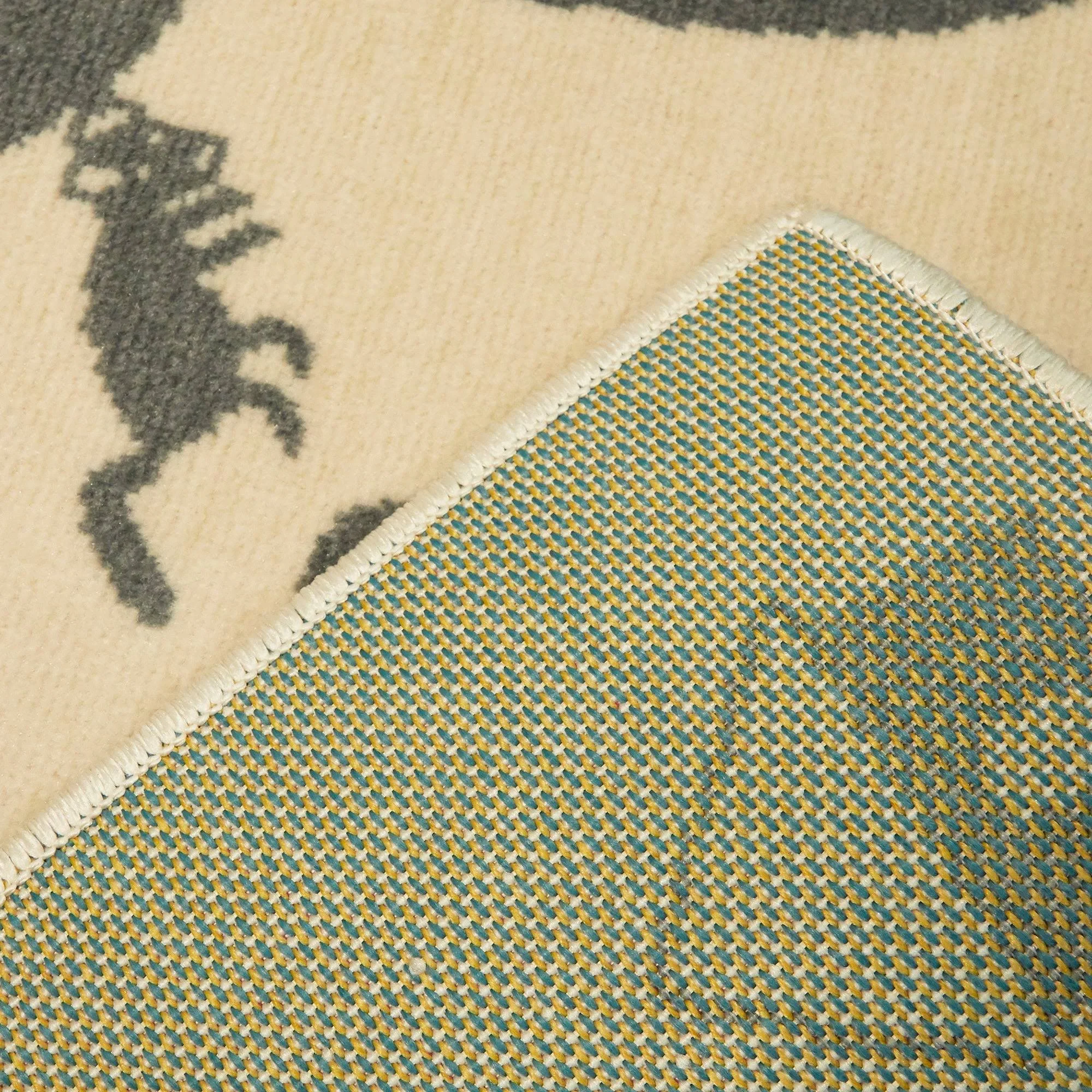 Balta Rural Roadway Blue 4 ft. x 6 ft. Kids Area Rug