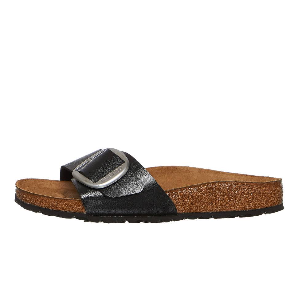 Birkenstock Madrid Big Buckle Graceful Licorice Mules Colour: Bke, Siz
