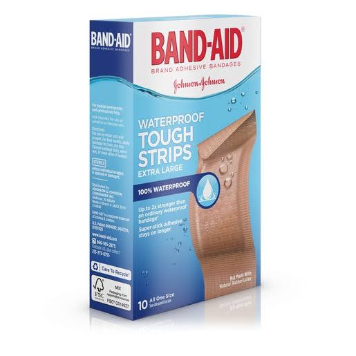 Band Aid 1005566 Band-Aid Water Block Tough Strip Extra Large Bandage