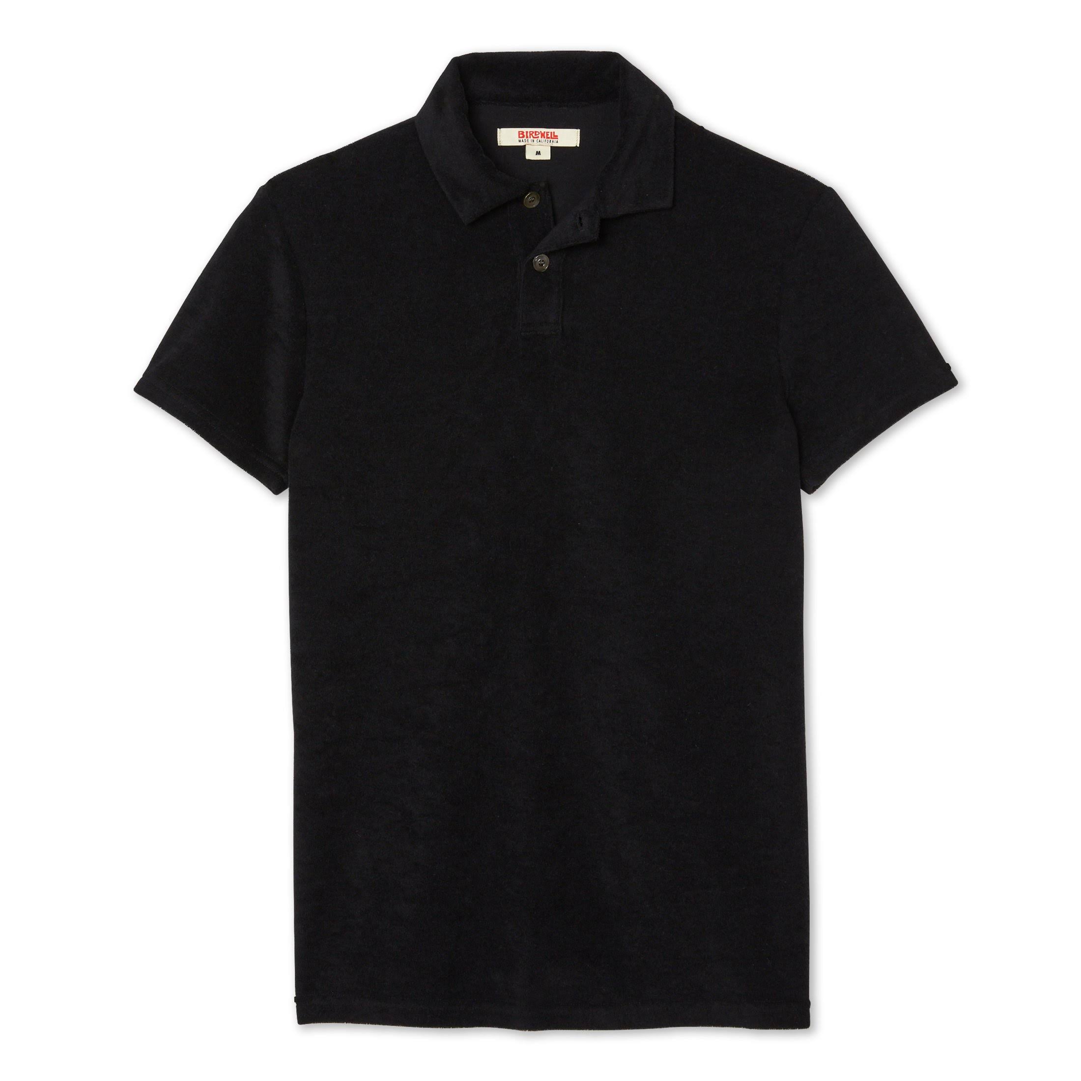 Men's Terry Polo - Black | Birdwell Beach Britches XL / Black 002