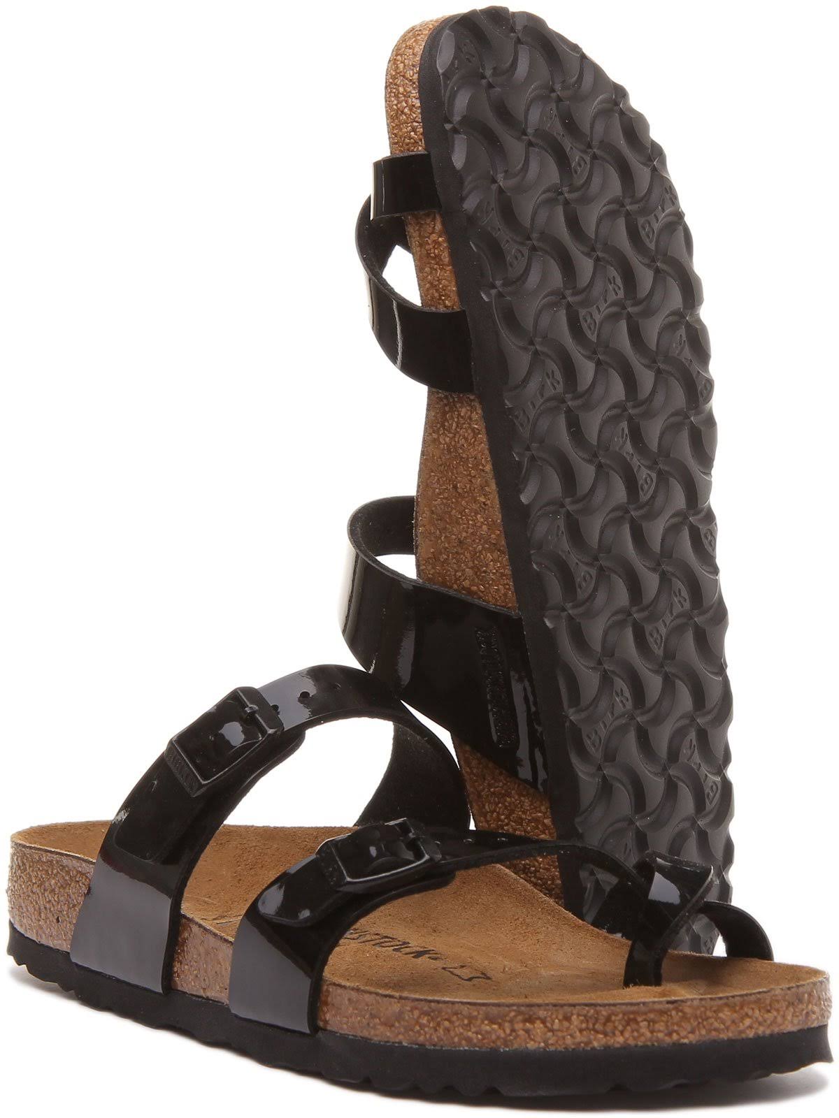 Birkenstock Thong Sandal Mayari Black Patent 38 EU / Narrow