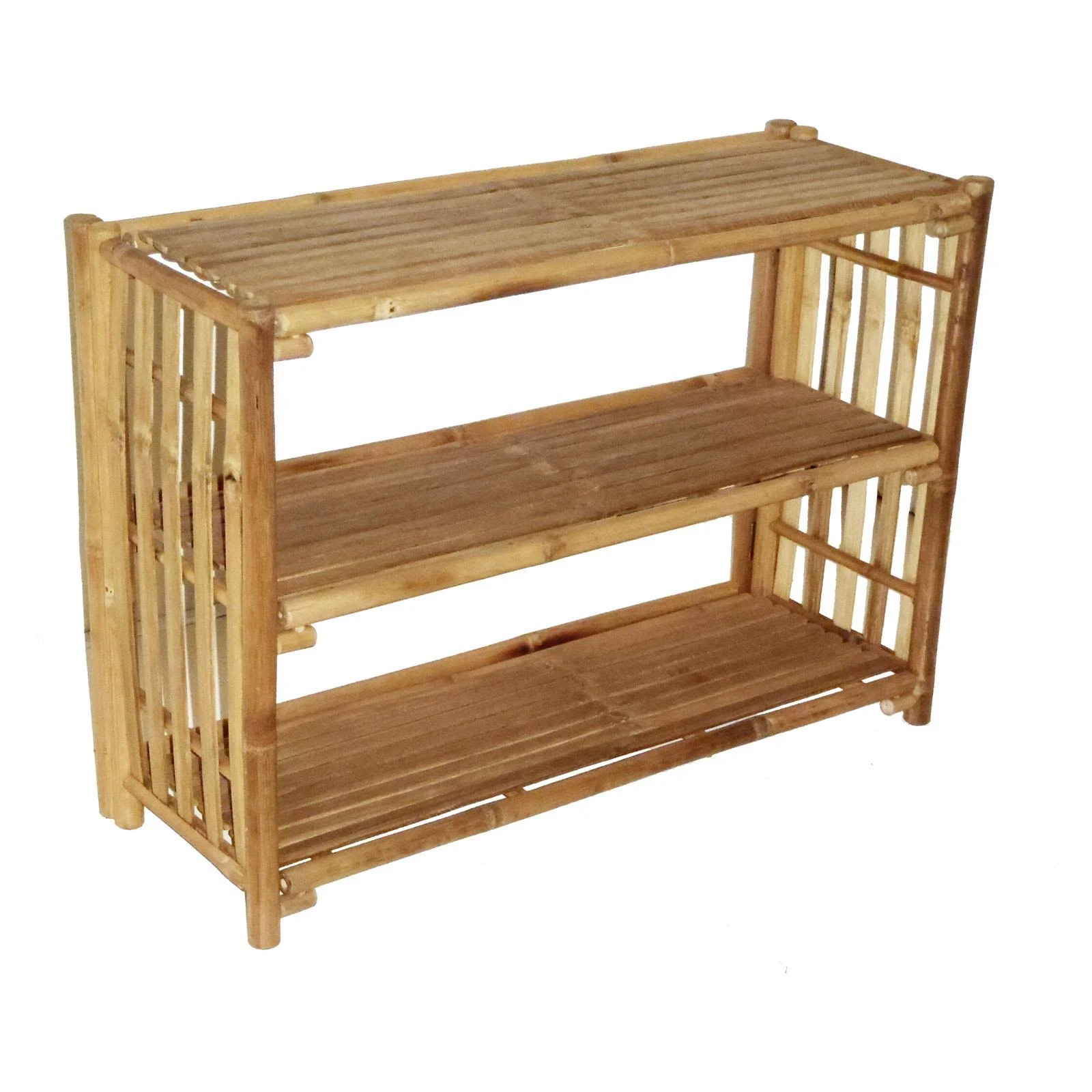 Bamboo54 Shelf Bamboo Table, Size: 14.5, Other
