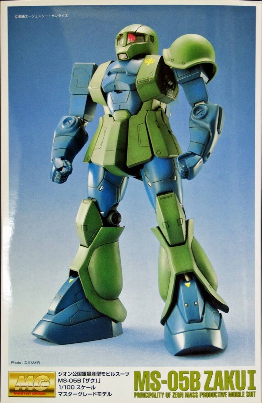 Bandai Hobby Mobile Suit Gundam MS-05B Zaku I 1 mg 1/100 Scale Model K