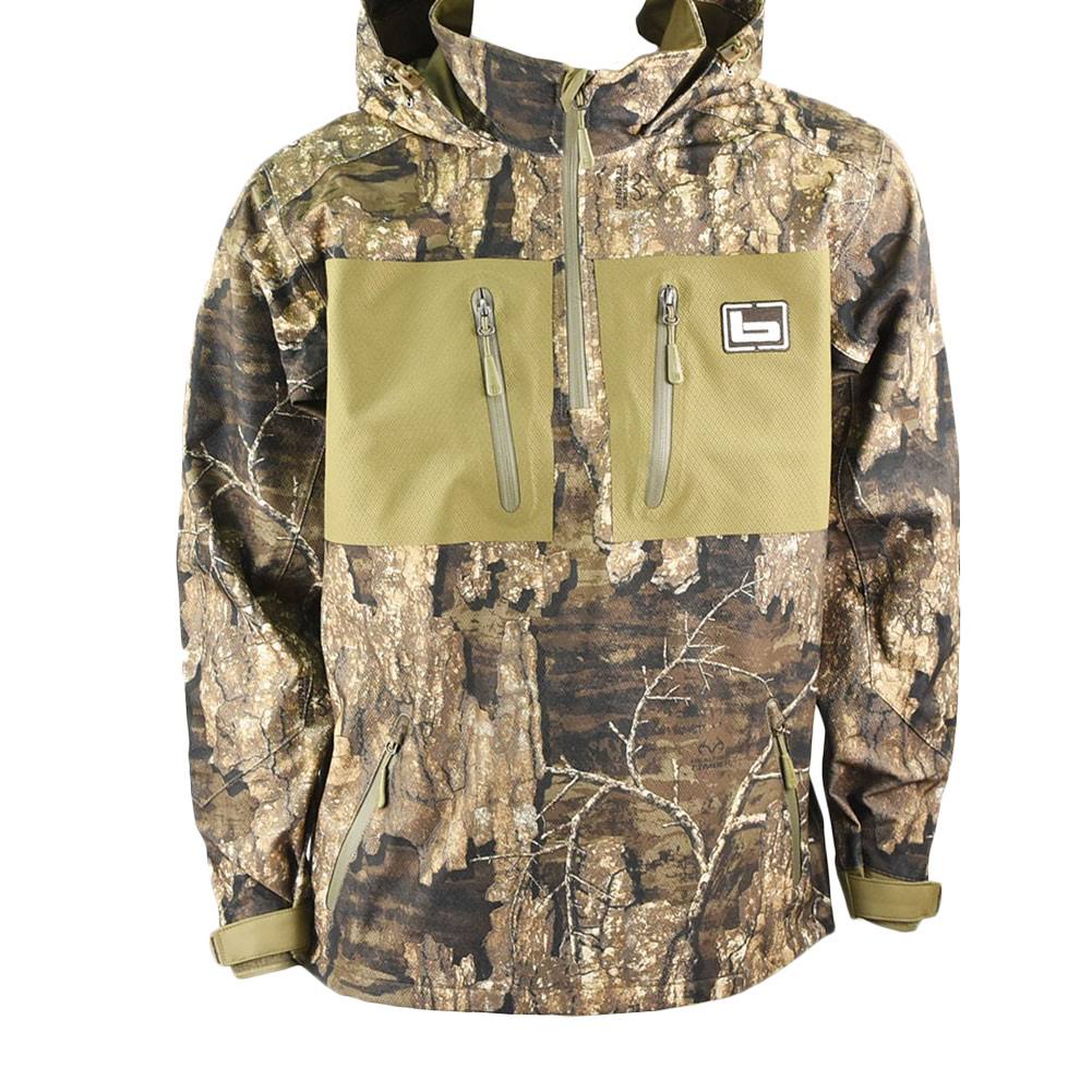 Banded Waterproof Quarter Zip Hooded Pullover