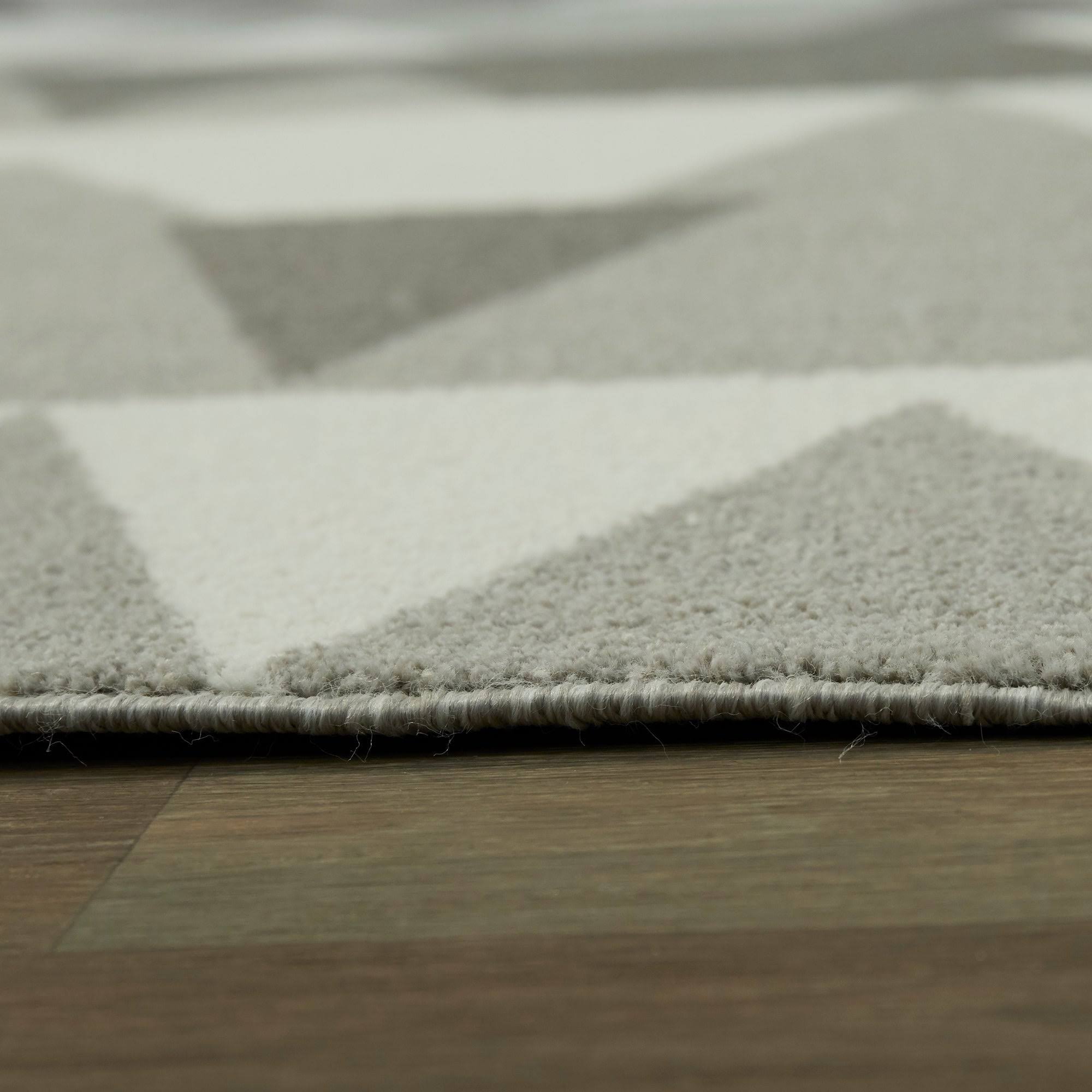 BALTA Modern Geometric Grey 5 ft. x 7 ft. Abstract Area Rug