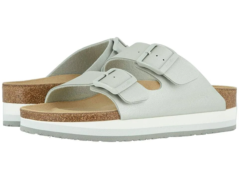 Birkenstock Women's Arizona Platform Icy Metalic Mineral