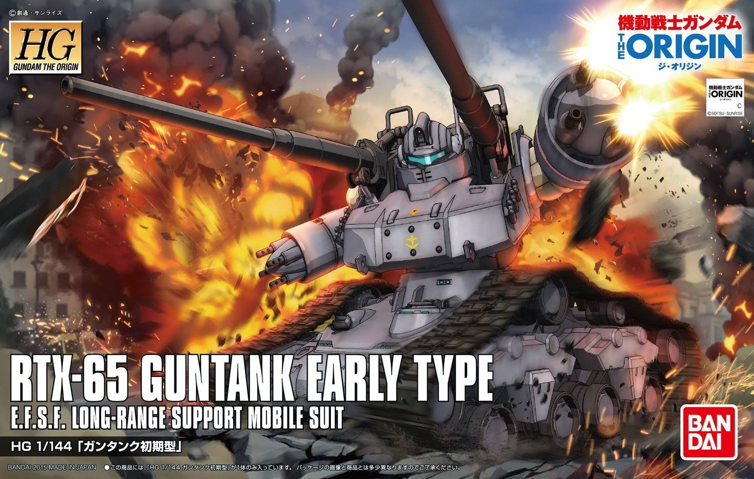 HG Gundam: The Origin 1/144 Scale Rtx-65 Guntank Early Type