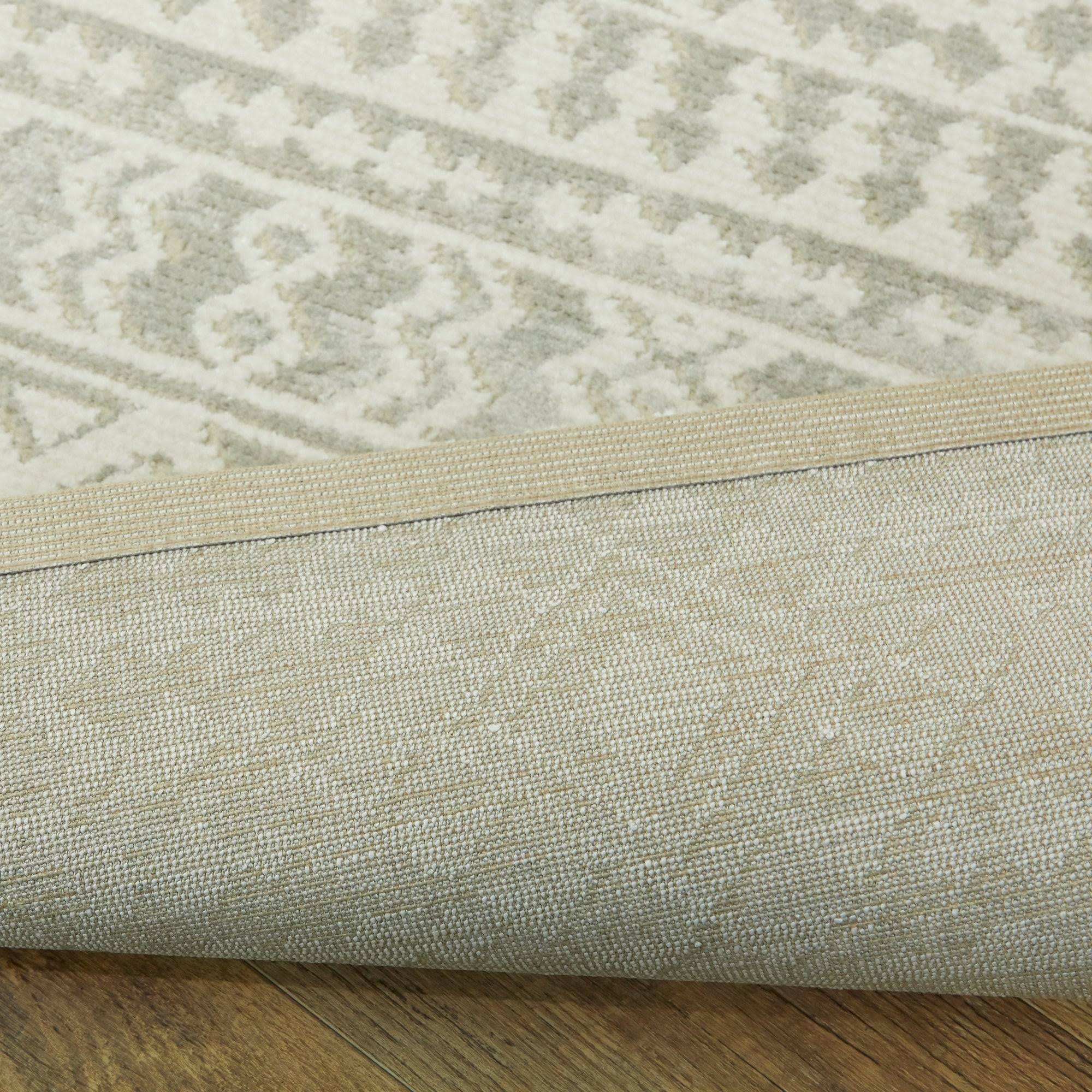 Rico Transitional Southwestern Area Rug - 7&10x22 x 10& - Charcoal Grey