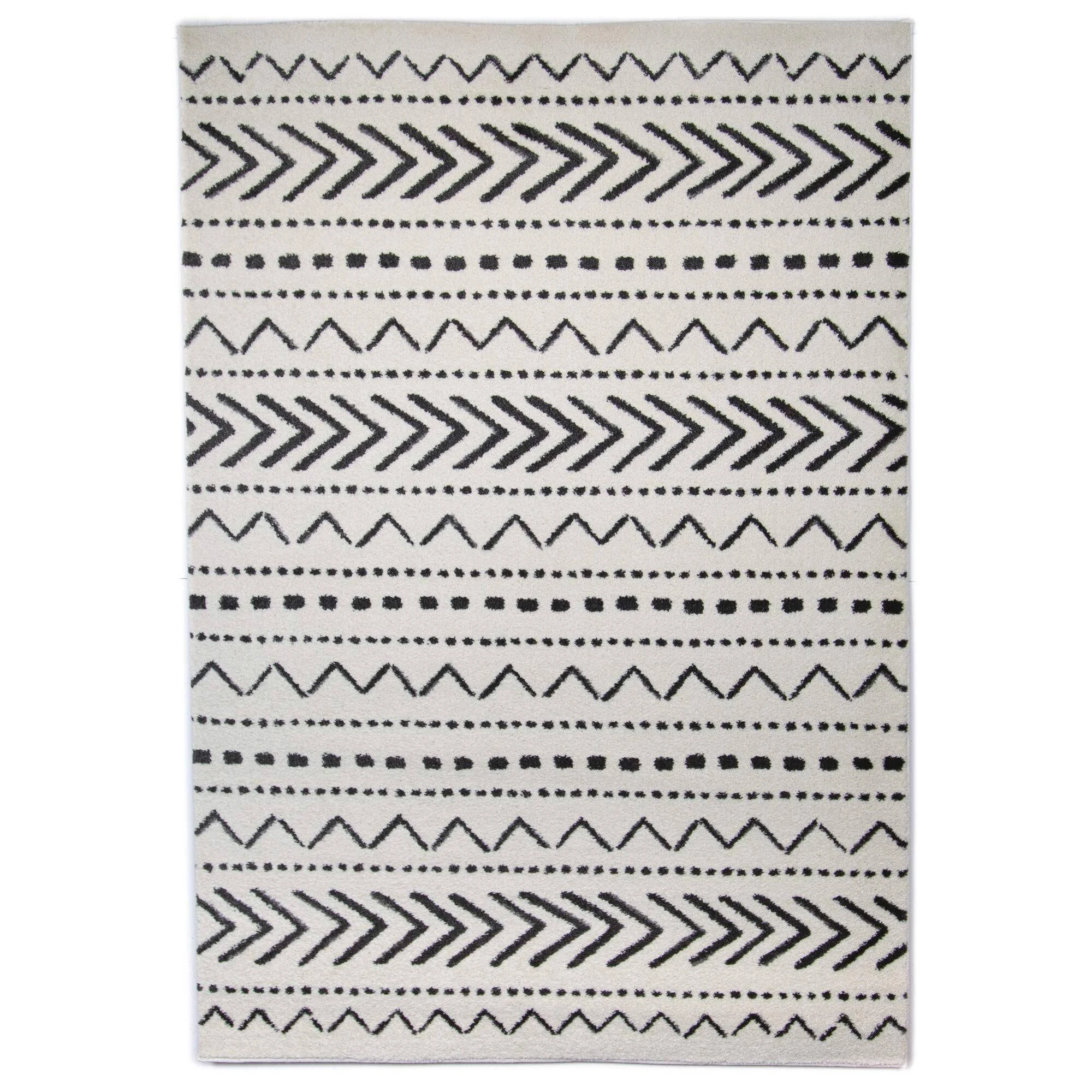 Balta Rugs Adebayo Moroccan Area Rug, Cream, 5&3x22 x 7&