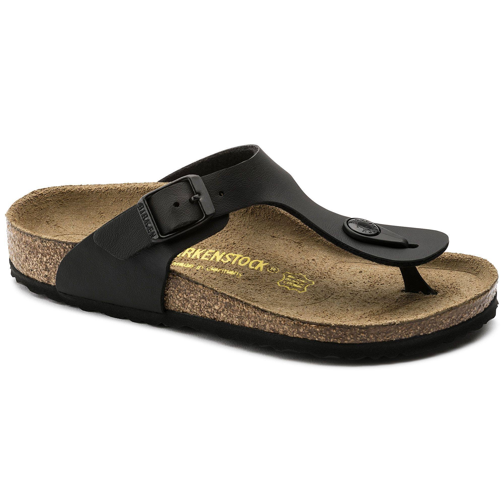 Birkenstock Gizeh Kids Black Birko-Flor