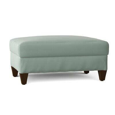 Birch Lane Fairchild 44x22 Rectangle Standard Slipcovered Ottoman Body Fabric: Bayou Spray