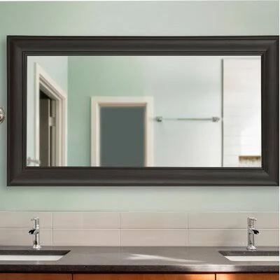 Double Vanity Wall Mirror Size: 59x22 H x 31.5x22 W