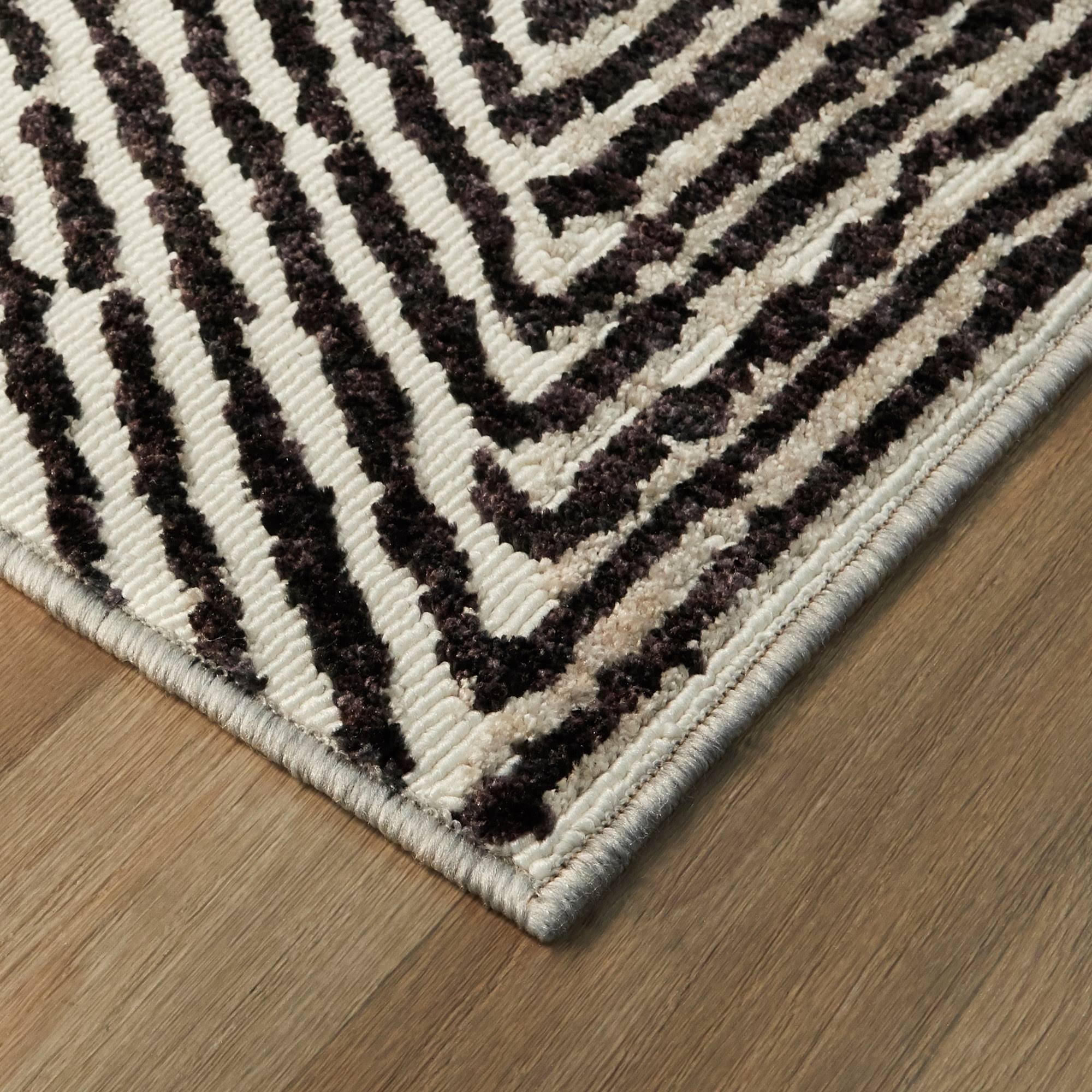 BALTA Sartre White 8 ft. x 10 ft. Abstract Area Rug