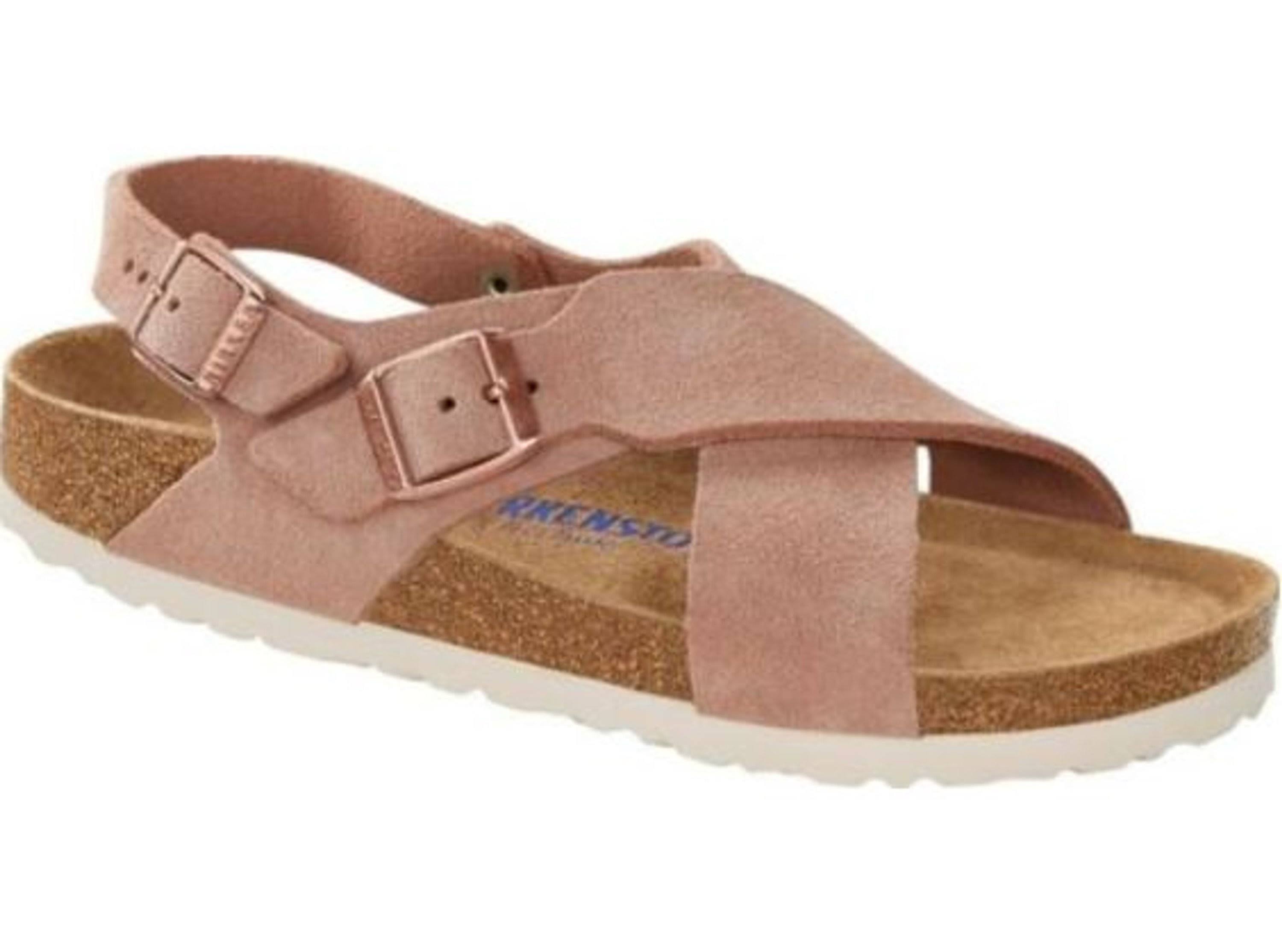 Birkenstock Sandals Tulum Red Suede EU 38 / Light Rose