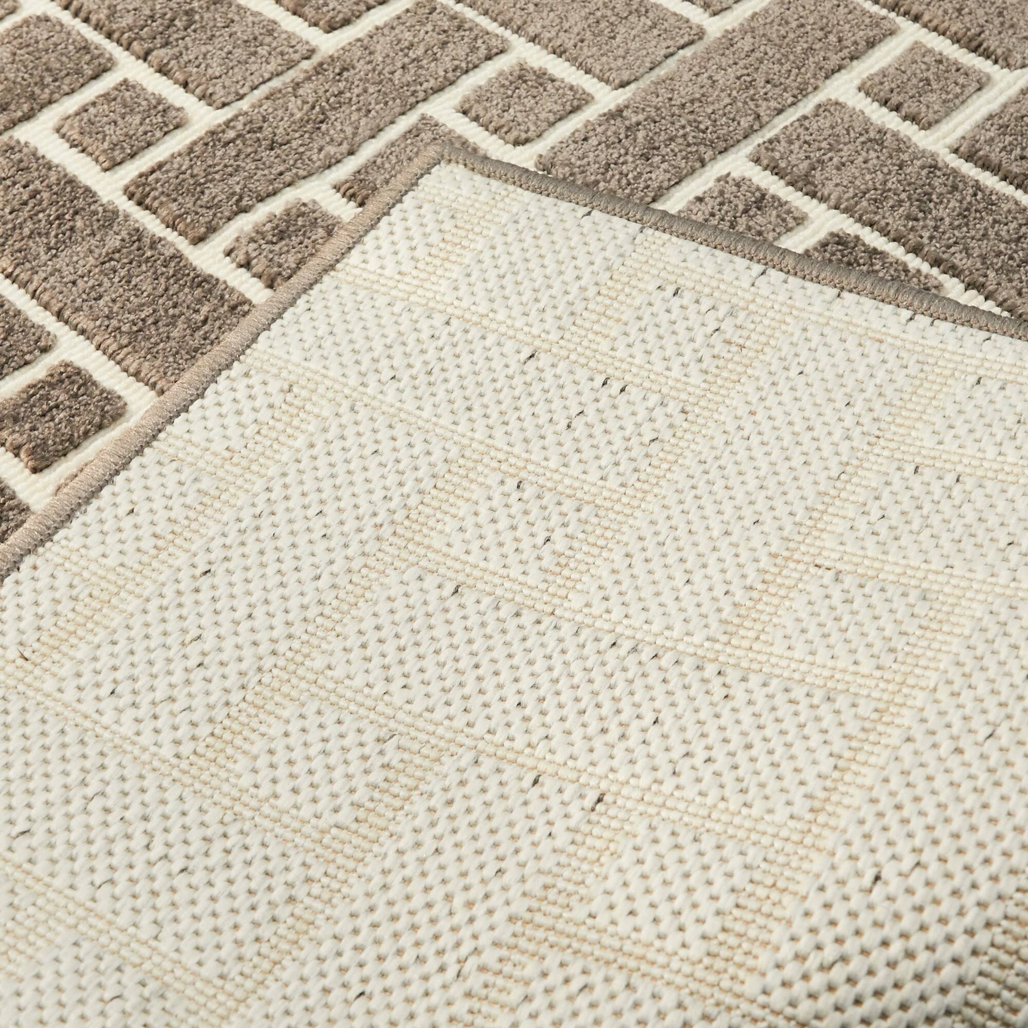 Mitchell Contemporary Area Rug - 2&7x22 x 7& Runner - Brown