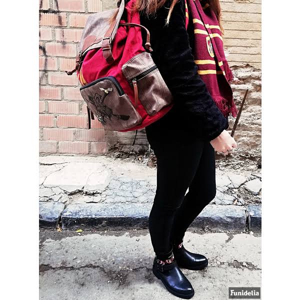 Harry Potter Quidditch Bag Rucksack w/ Convenient Side Pockets
