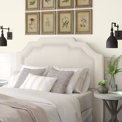 Jaoquim Upholstered Headboard Size: California King, Upholstery: Klein Ivory
