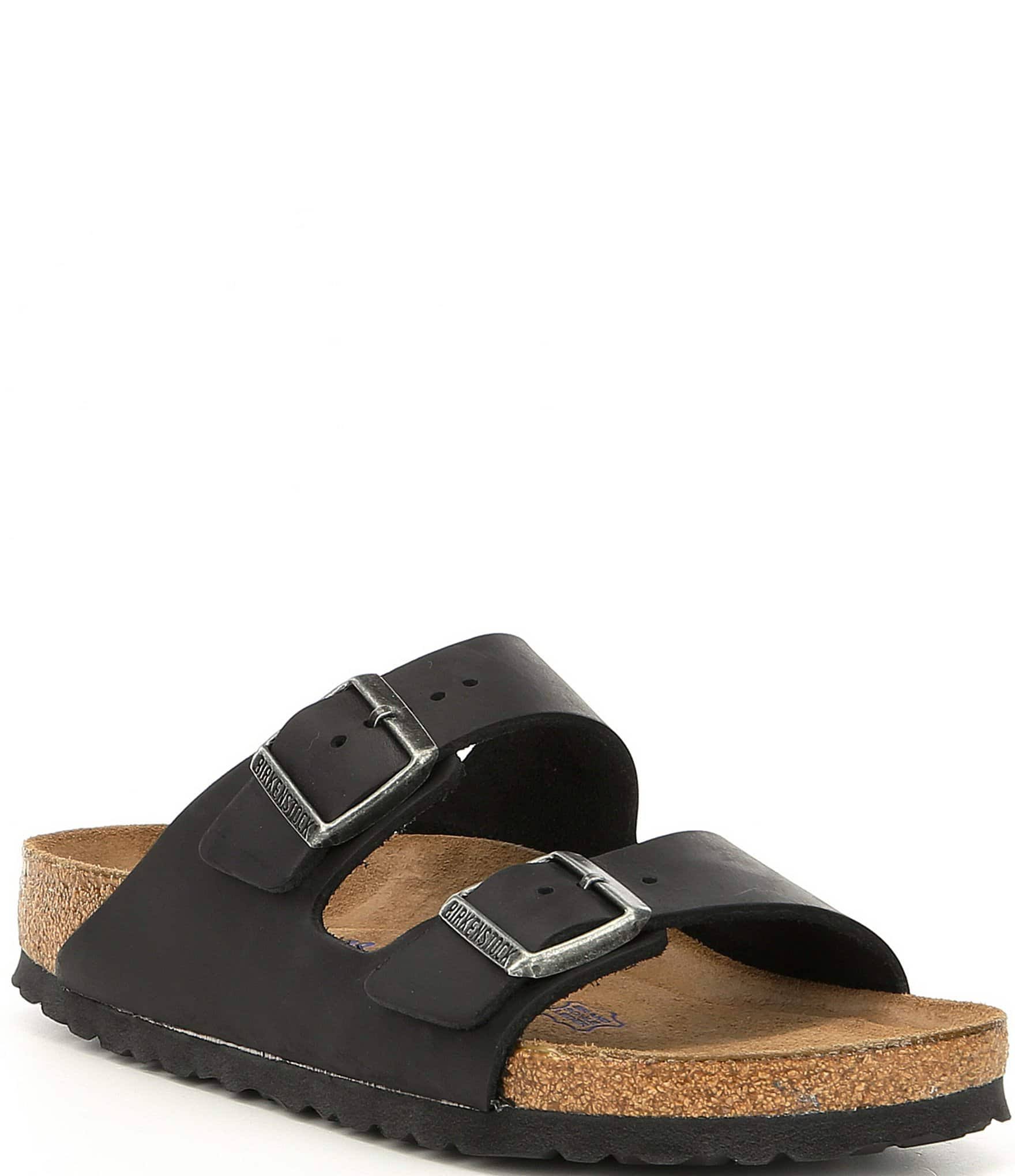 Birkenstock Arizona Soft Footbed (38 Narrow Black Oiled Leather)