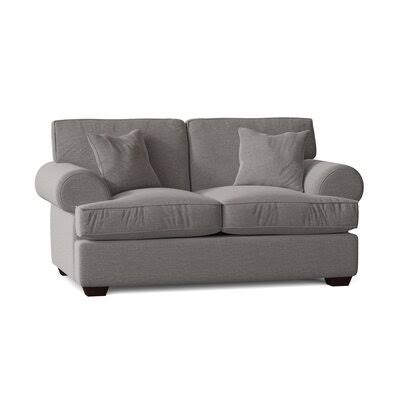 Workington 67x22 Recessed Arm Loveseat Birch Lane Body Fabric: Sunbrella Flagship Pewter