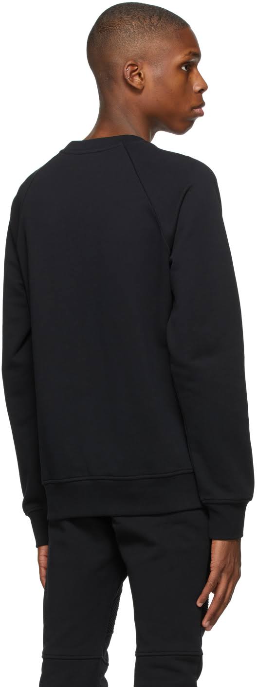 Balmain Black & White Logo Sweatshirt