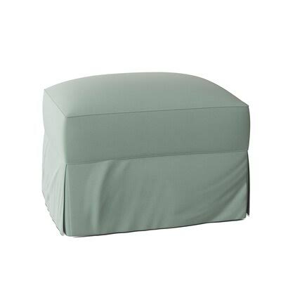 Birch Lane Young 29x22 Rectangle Standard Ottoman Body Fabric: Bayou Spray