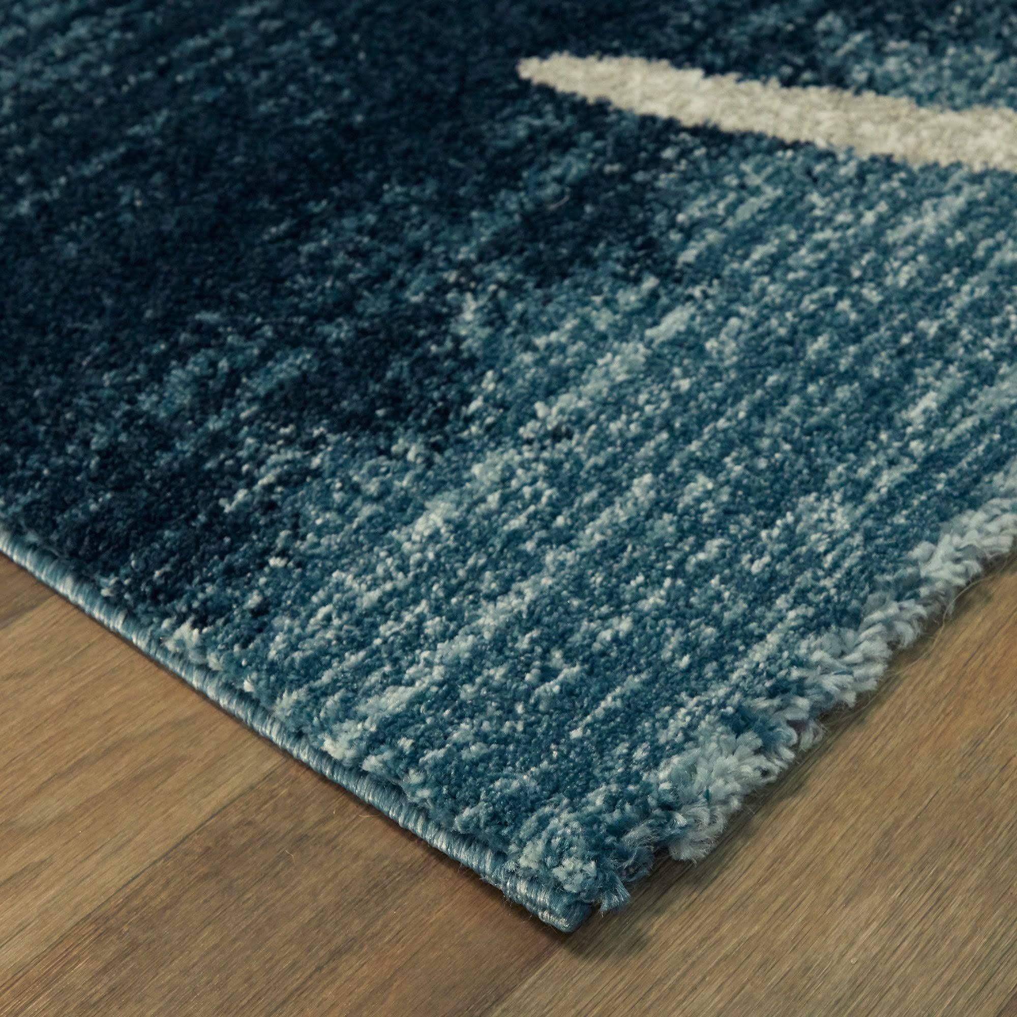 Martin Coastal Starfish Area Rug - 6&7x22 x 9& - Gray