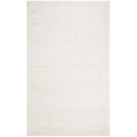Lerch Handwoven Silver/Ivory Area Rug Rug Size: Rectangle 8' x 10'