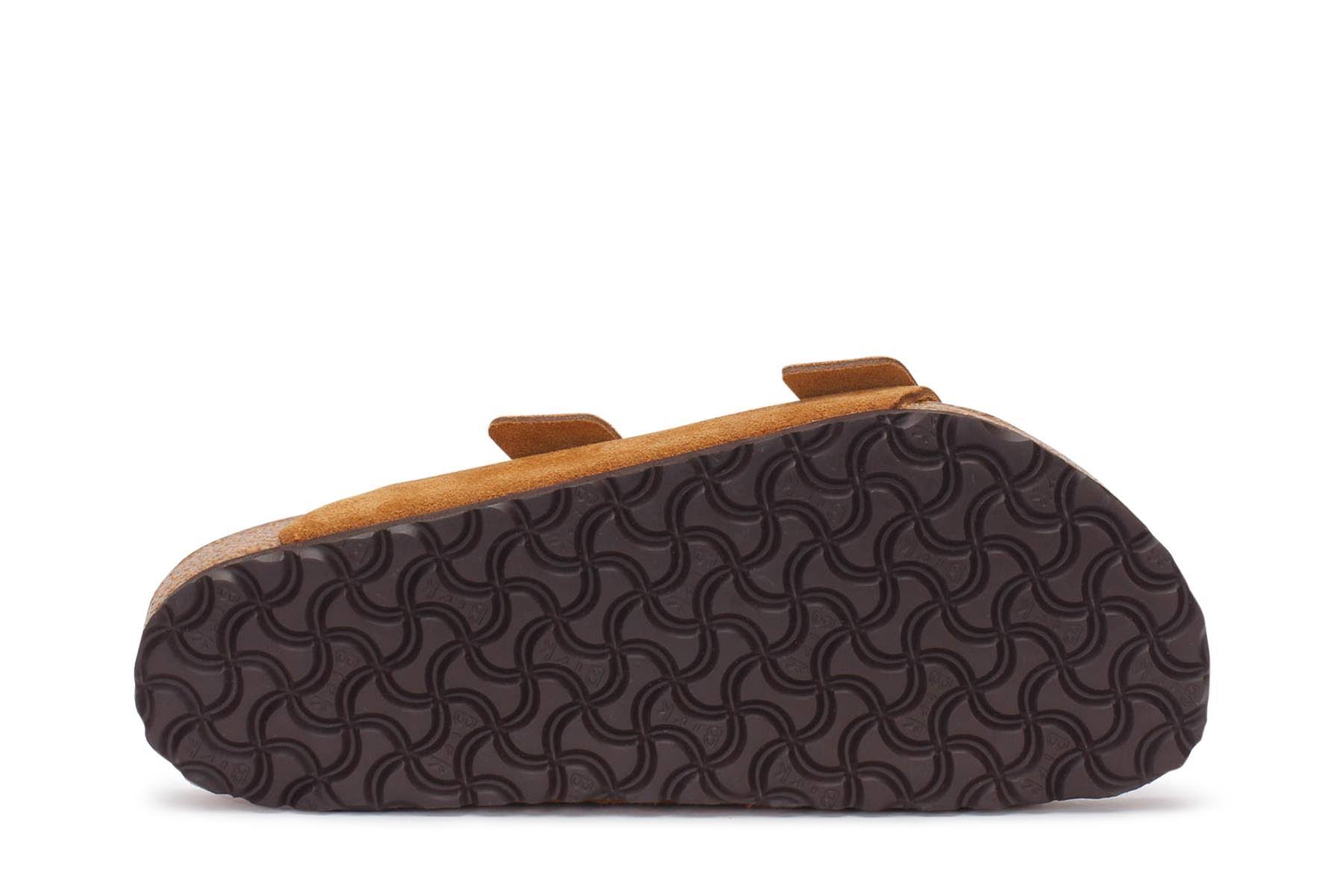 Birkenstock Arizona Suede with Soft Footbed, Adult Unisex, US Women 10, Men 8-8.5