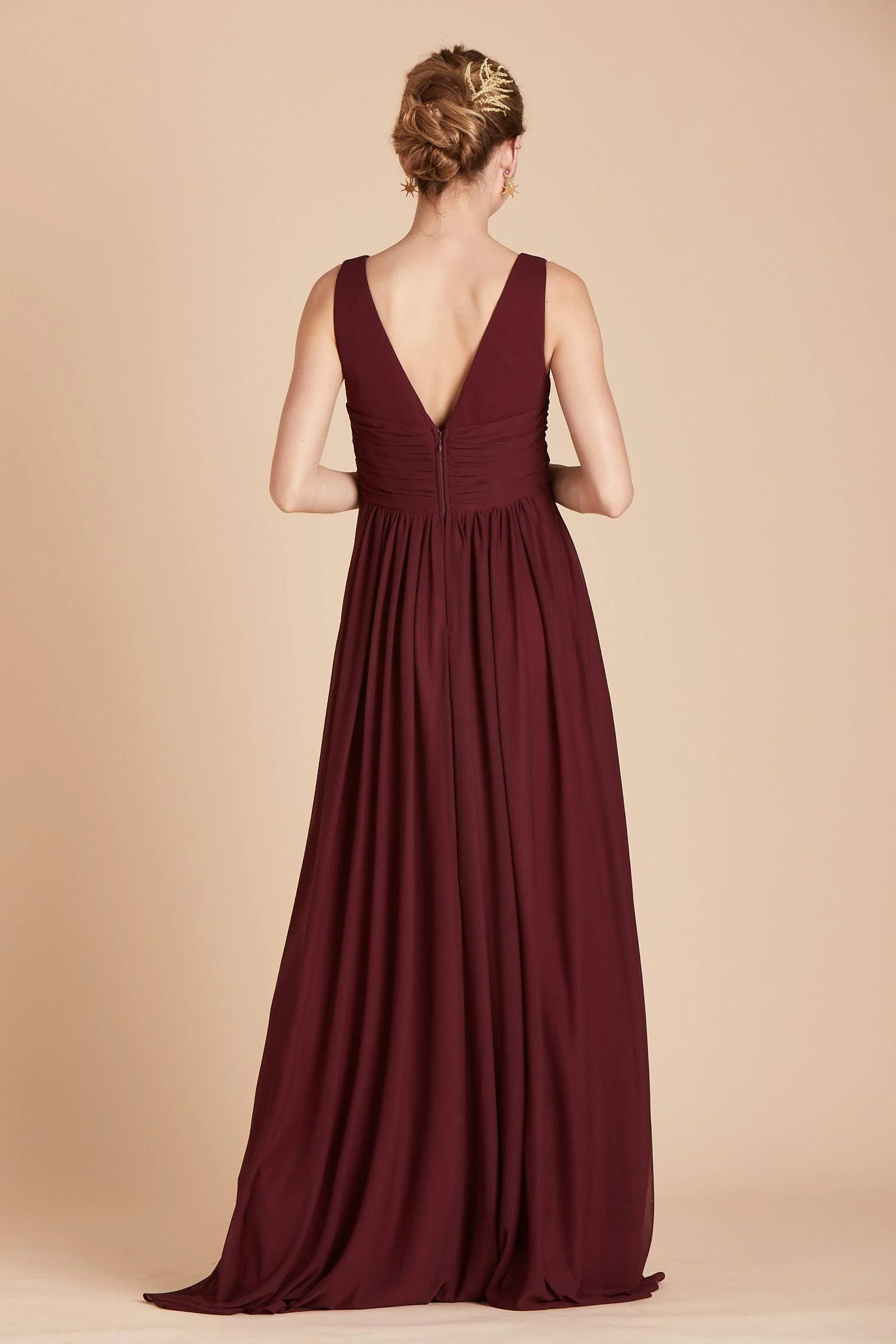 Birdy Grey Lianna Bridesmaid Dress in Cabernet S / Cabernet