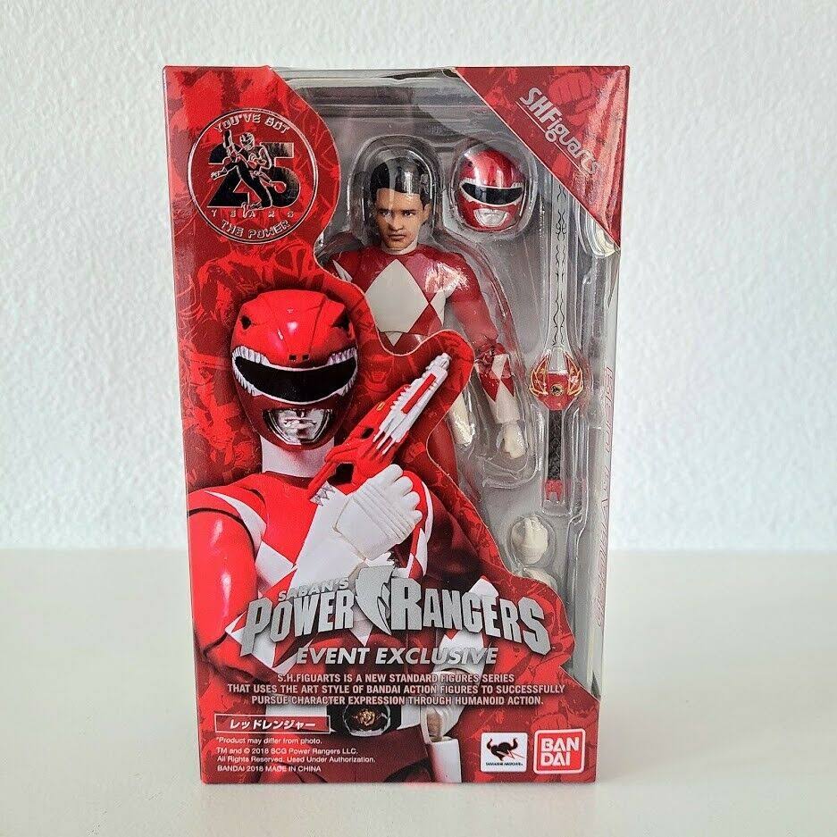 Power Rangers Red Ranger Sh Figuarts Figure - SDCC Exclusive