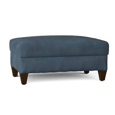 Birch Lane Fairchild 44x22 Rectangle Standard Slipcovered Ottoman Body Fabric: Tina Airforce