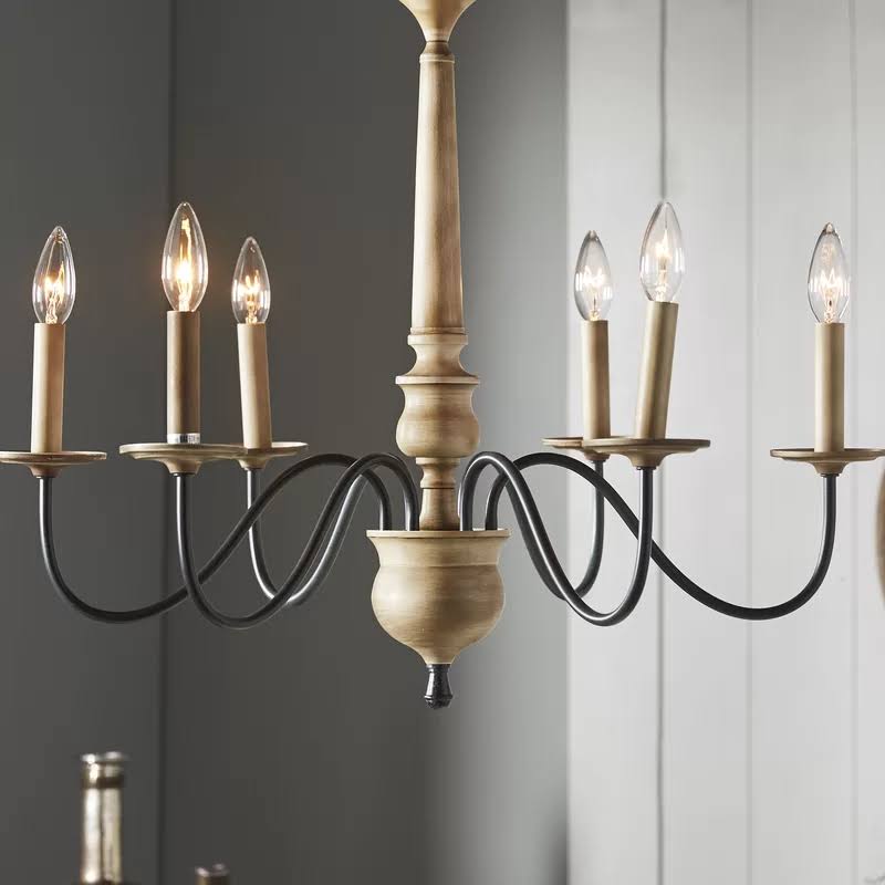 Helen 6 - Light Candle Style Classic / Traditional Chandelier
