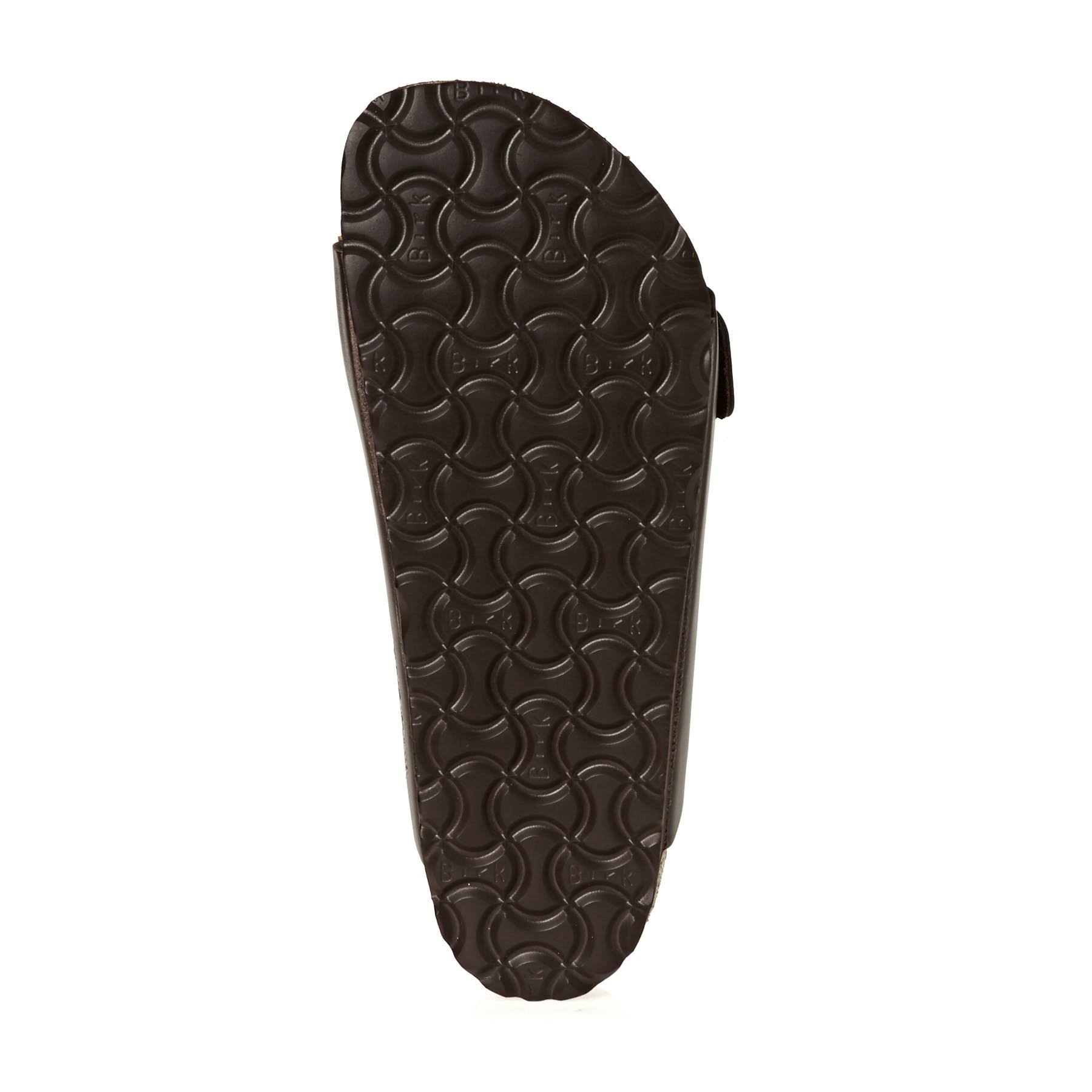 Birkenstock Leather Sandals Arizona Dark Brown / 44