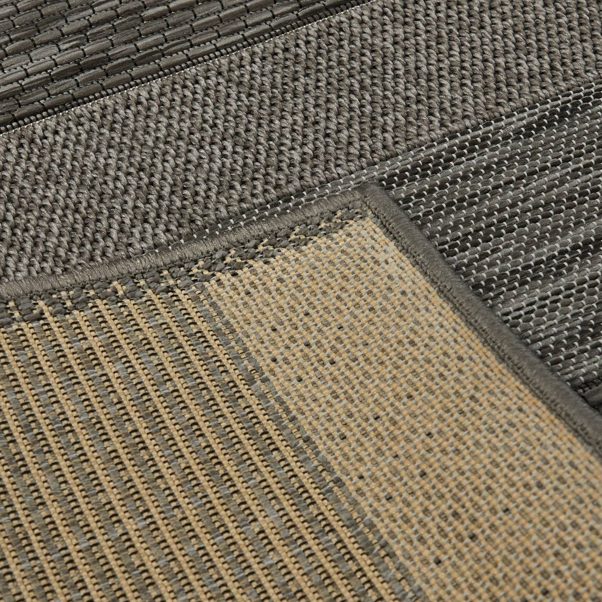 BALTA Jonson Beige 5 ft. x 7 ft. Transitional Flatweave Indoor/Outdoor Area Rug