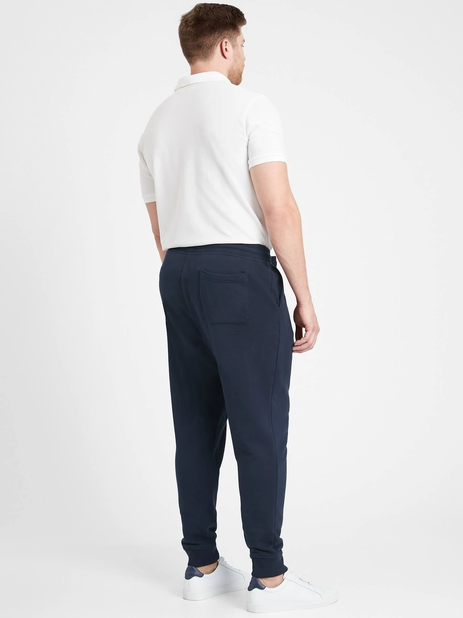 Banana Republic Men's French Terry Jogger Navy Size XL