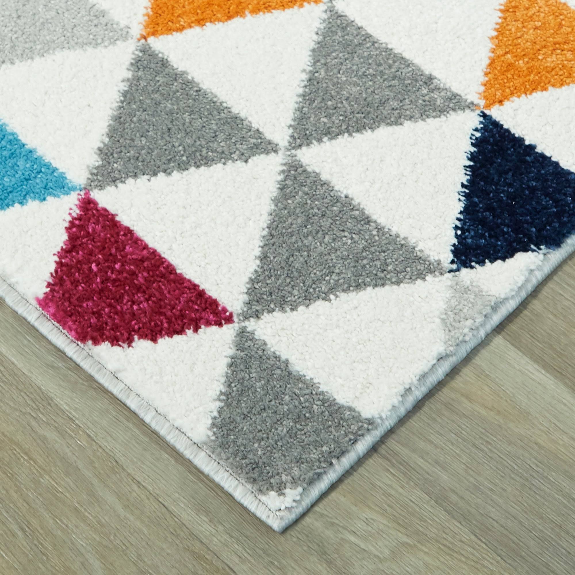 BALTA Modern Triangles Multicolor 4 ft. x 6 ft. Geometric Area Rug