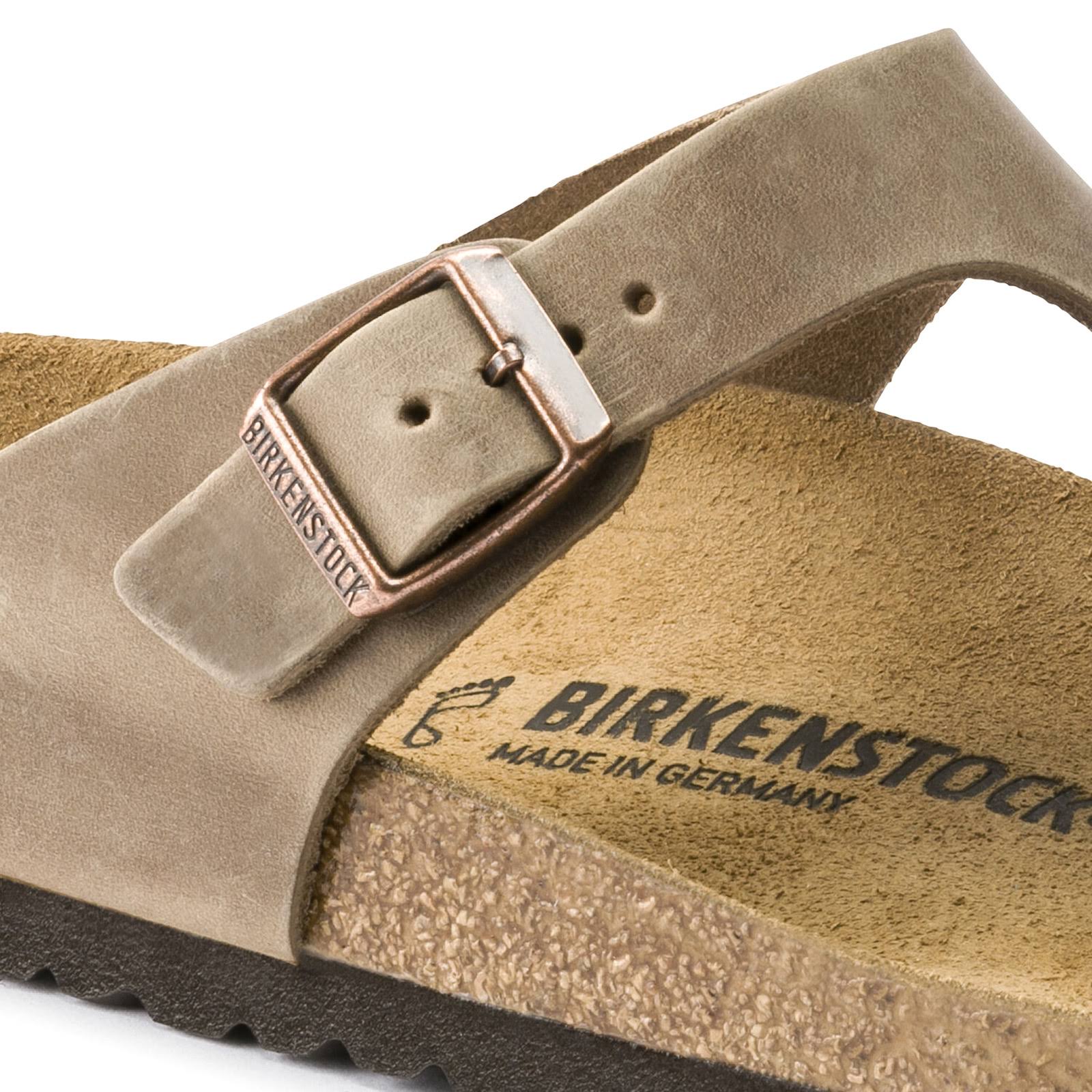 Birkenstock Gizeh Leather Tobacco Brown / 37