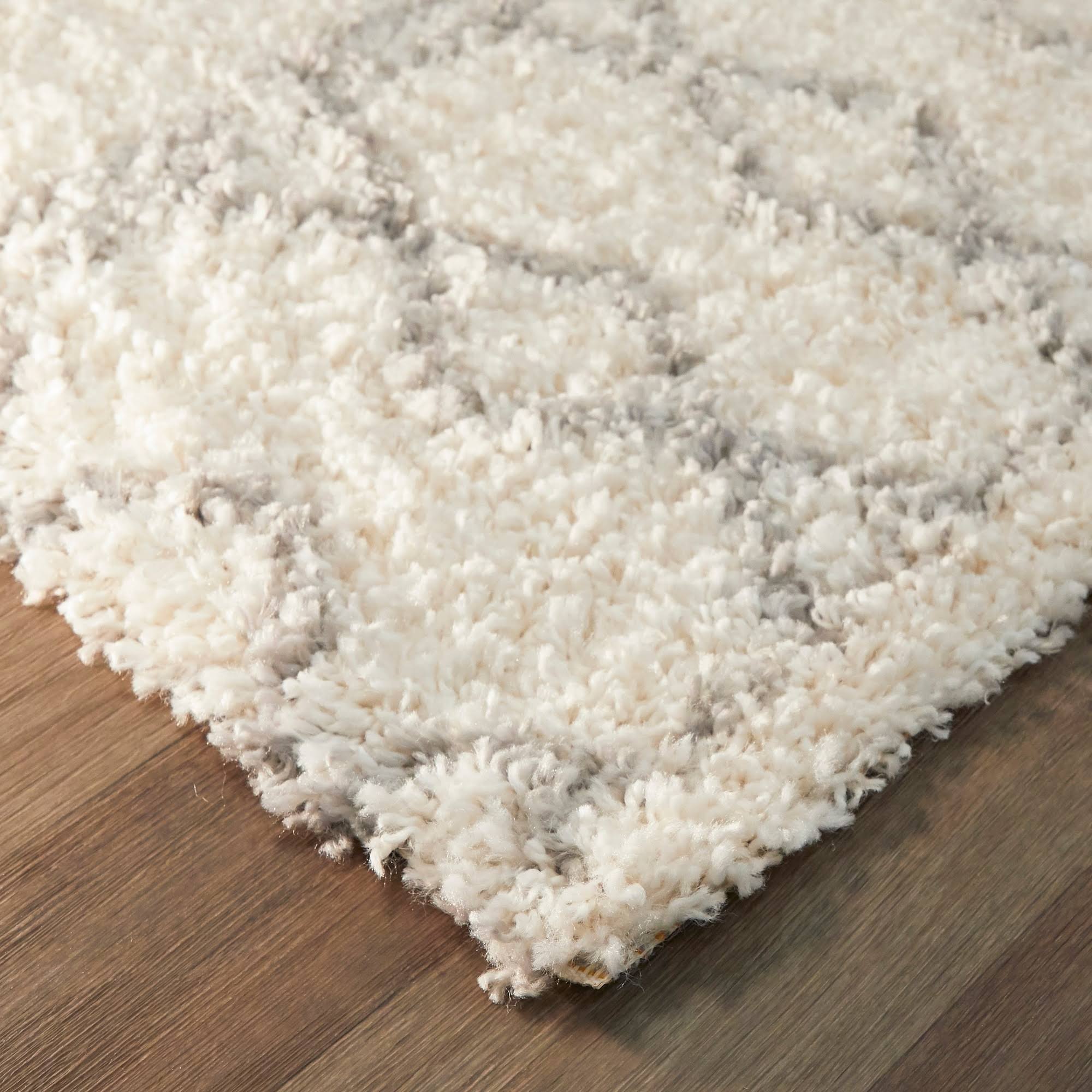 BALTA Wilkins Cream 8 ft. x 10 ft. Moroccan Shag Area Rug, Ivory