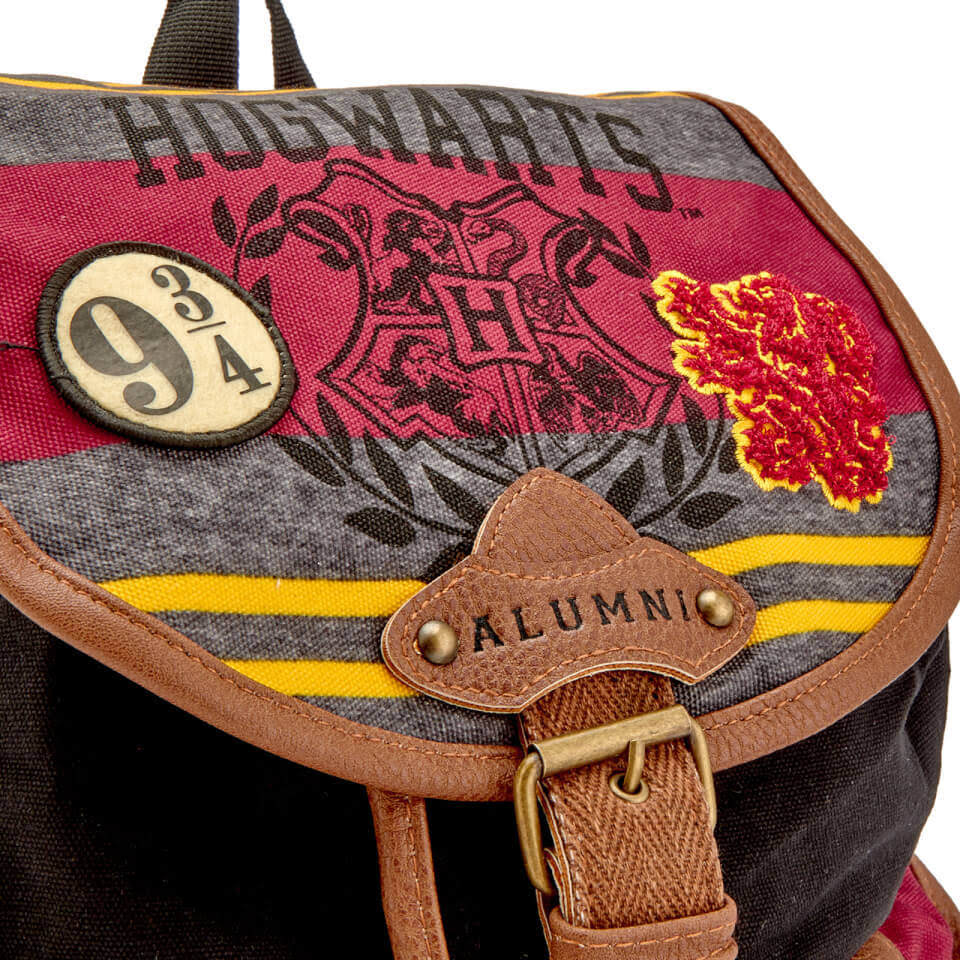 Harry Potter Patch Backpack - Black